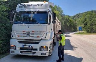 Yolcu ve yük taşıyan araçlara jandarmadan sıkı...