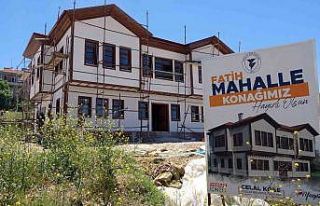 Yozgat Belediyesi kentin mimarı dokusuna uygun mahalle...