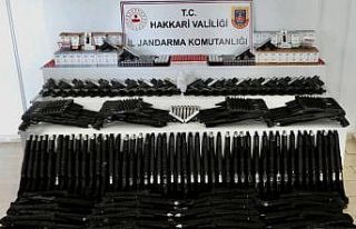 Yüksekova’da silahlar ele geçirildi