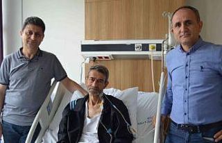 Yutma güçlüğü çeken Kıbrıs Gazisi’ne sıra...