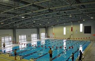 Yüzme havuzu yoğun ilgi görüyor