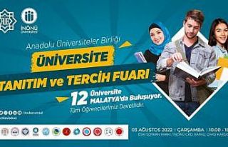 12 Üniversite Malatya Tercih Fuarında buluşacak