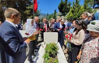 15 Temmuz Şehidi Arslan mezarı başında dualarla...