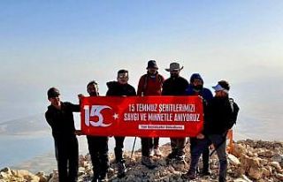 15 Temmuz şehitleri anısına Artos Dağı’na zirve...