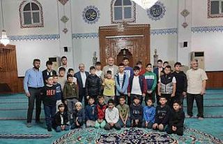 40 gün camiye giden çocuklara bisiklet