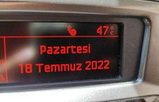 Adana’da araç termometreleri 47 dereceyi gösterdi