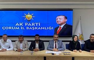 AK Parti Çorum İl Başkanı Yusuf Ahlatcı: