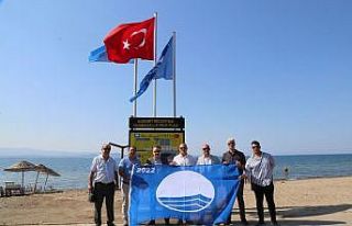 Akçay Yeni Mahalle Plajı’na Mavi Bayrak