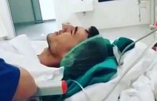 Ameliyattan çıkan genç narkozun etkisiyle ezan...