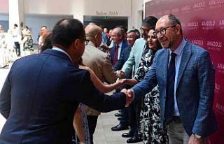 Anadolu Üniversitesi ailesi bayramlaşma töreninde...