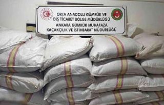 Ankara’da 3 milyon 978 bin adet doldurulmuş makaron...