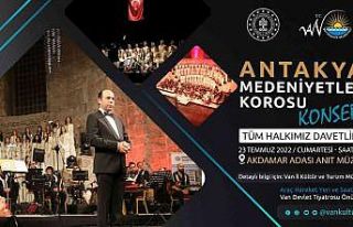 Antakya Medeniyetler Korosu Akdamar Adası’nda konser...