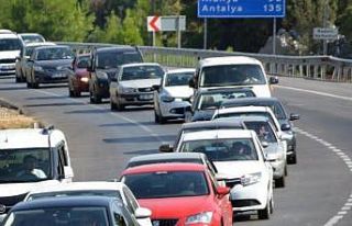 Antalya’da motorlu kara taşıtı sayısı 1 ayda...
