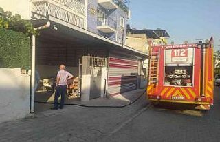 Ardiye yangını kısa sürede söndürüldü