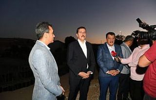 Arguvan spor kompleksi inşaatı devam ediyor