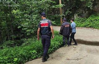 Artvin’de yamaçtan yuvarladığı çay bohçasının...