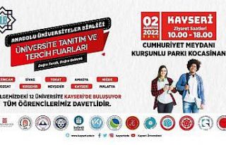 AÜB Tanıtım ve Tercih Fuarı Kayseri’de yapılacak