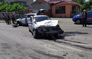 Bafra’da kaza: 2 yaralı