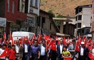 Bahçesaray’da 15 Temmuz şehitleri için anma töreni...