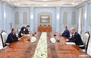 Bakan Soylu, Özbekistan Cumhurbaşkanı Mirziyoyev...