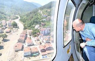 Bakan Süleyman Soylu, selden etkilenen Bozkurt’ta...