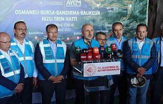 Bakanı Karaismailoğlu açıkladı: Ankara-Bursa...