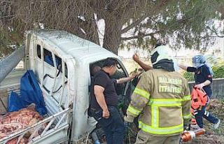 Bandırma Bursa Yolunda trafik kazası: 1 yaralı