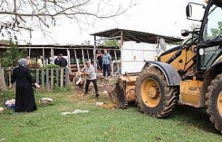 Başiskele’de kurban atıkları toplandı