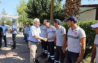 Başkan Atay’dan arife mesaisi