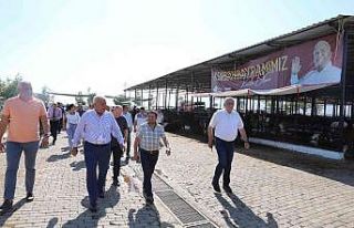 Başkan Atay’dan hayvan pazarında bayram denetimi