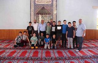 Başkan Çalışkan ve Müftü Akyol, Yaz Kur’an...