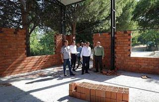 Başkan Çelik Sancaklıuzunçınar’da incelemelerde...