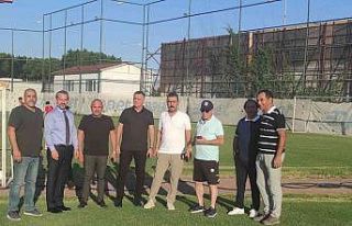 Başkan Çetin sahaya indi