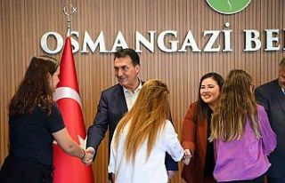 Başkan Dündar personelle bayramlaştı