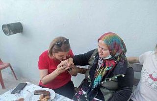 Başkan Hürriyet, şehit ailesi ile bir araya geldi