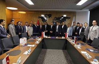 Başkan Palancıoğlu, Libyalı heyeti Serbest Bölge’de...