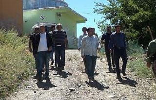 Başkan Sülük, yol yapım çalışmalarını yerinde...