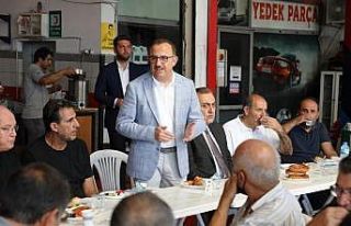 Başkan Sürekli, esnafla buluştu, teşkilat ziyareti...