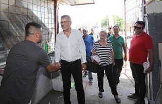 Başkan Tarhan Davultepe esnafı ile buluştu