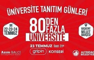 Başkentte üniversite tanıtım günleri başlıyor