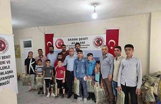 Batman’da 118 şehit ve gazi çocuğuna bayramlık...