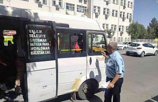 Batman’da minibüs şoförleri uyarıldı