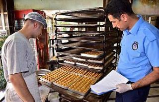 Battalgazi’de bayram öncesinde tatlıcılara denetim