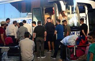 Bayram öncesi otobüsler tam kapasite doldu