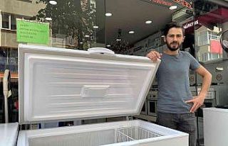 Bayram öncesi satılmayan derin dondurucular indirime...