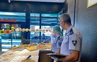 Bayram öncesi tatlı üretimi yapan iş yerleri denetlendi