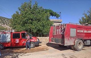 Besni’de korkutan yangın