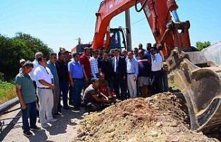 Beykonak’ta sulama suyu sorunu çözülüyor