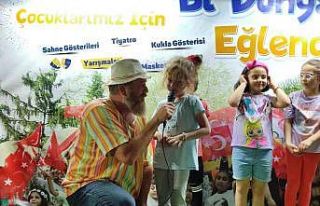 Bi’Dünya Eğlence’ye çocuklardan yoğun ilgi