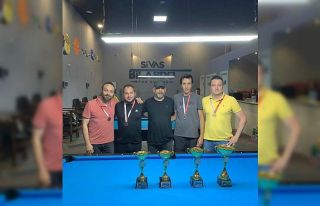 Bilardo 9 top il birinciliği sona erdi